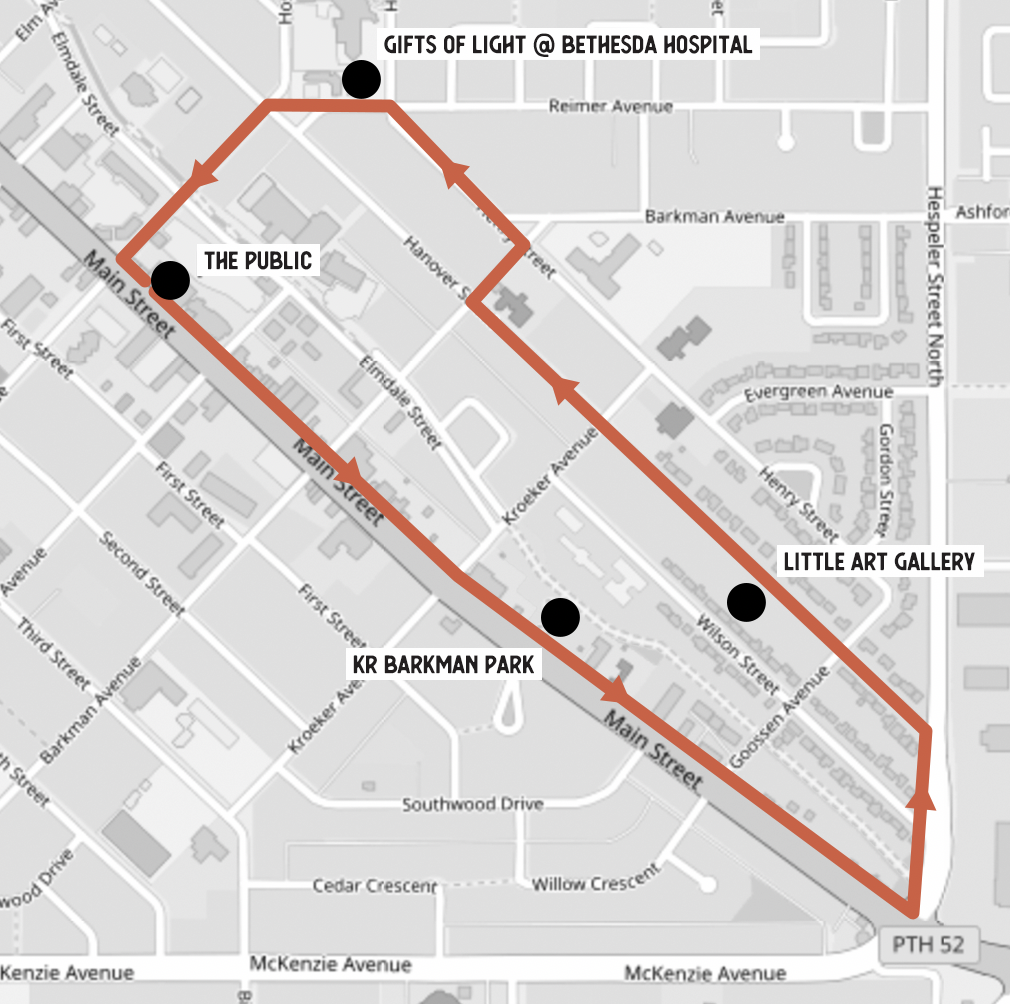 walking route for longest night run